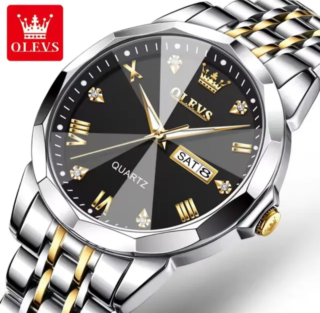 Olevs 9931 Watch Toton Black