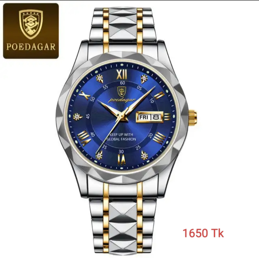 Poedagar 615 Watch Toton Blue