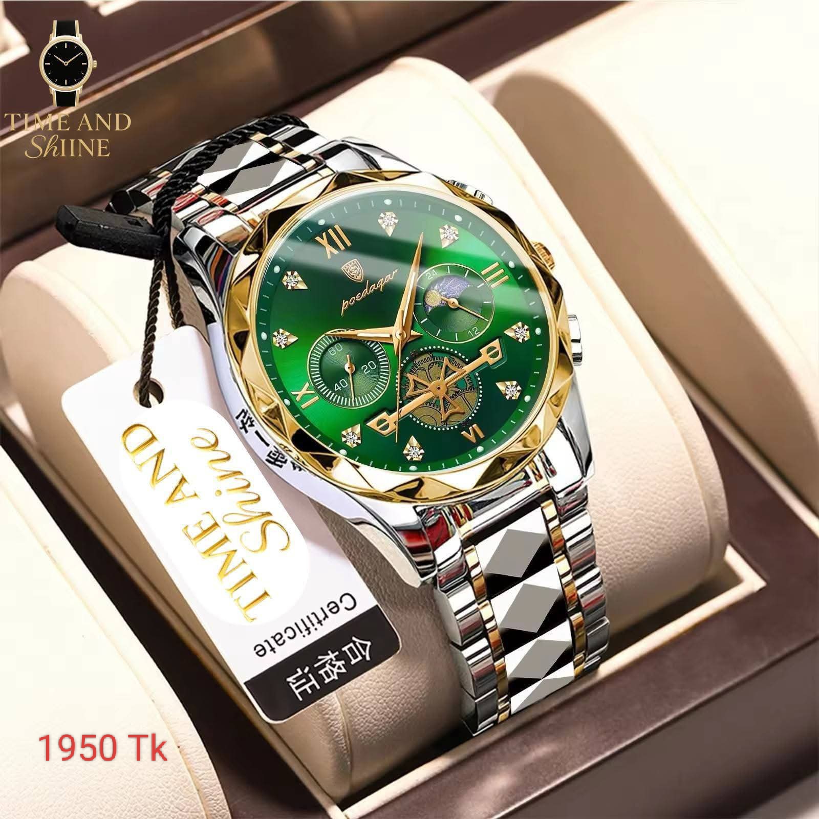 Poedagar 996 Watch Toton Green