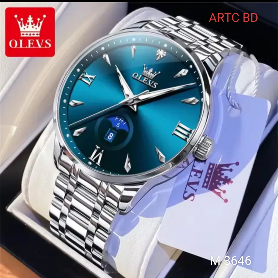 Olevs 3646 Watch Blue