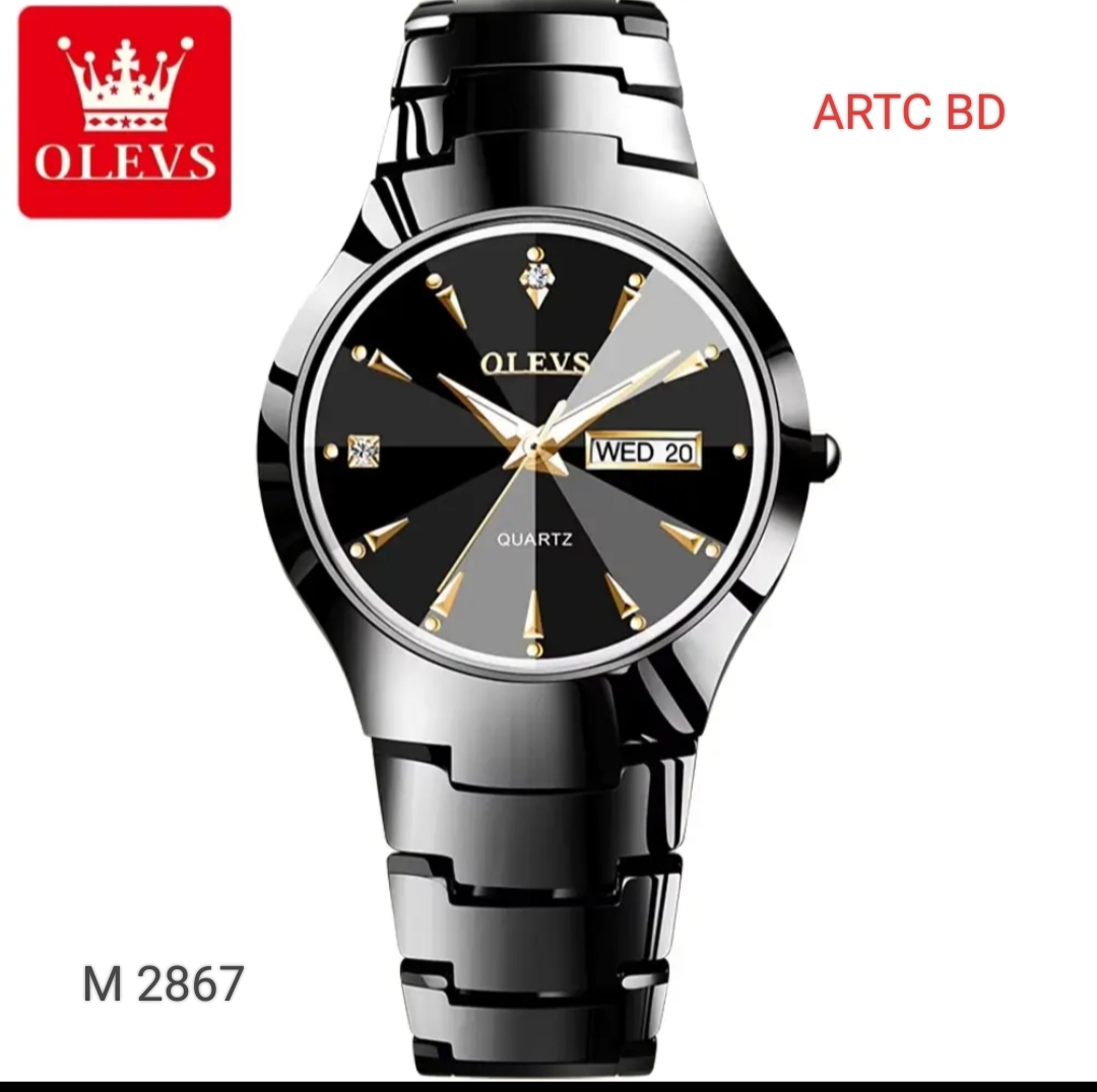Olevs 2867 Watch Black